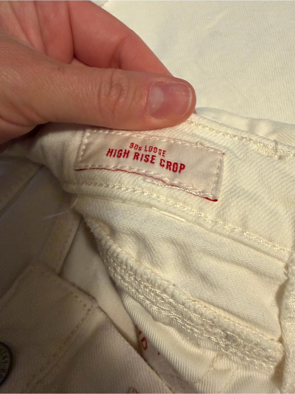 Lucky Brand Off-White High-Rise Jeans - Picture 3 of 5